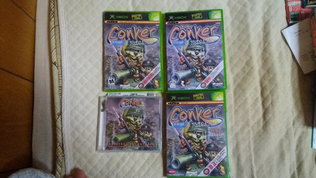 conker live & reloaded サウンドトラック含む4セット
