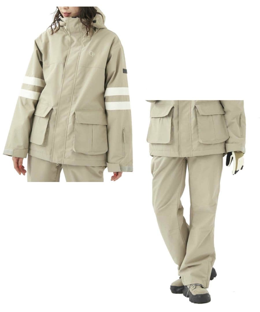 【最終値下げ】　op　上下セット　スノーウェア　スノボ　スキー　新品グローブ付き