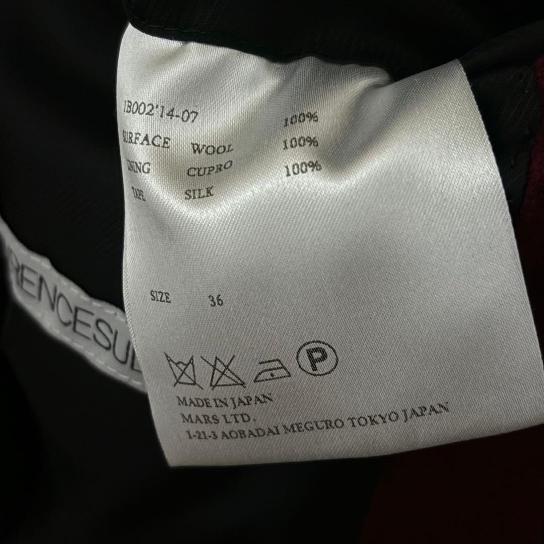 JOHN LAWRENCE SULLIVAN ストライプ チェスターコート