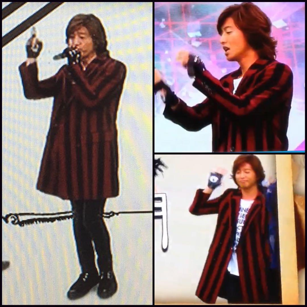 JOHN LAWRENCE SULLIVAN ストライプ チェスターコート