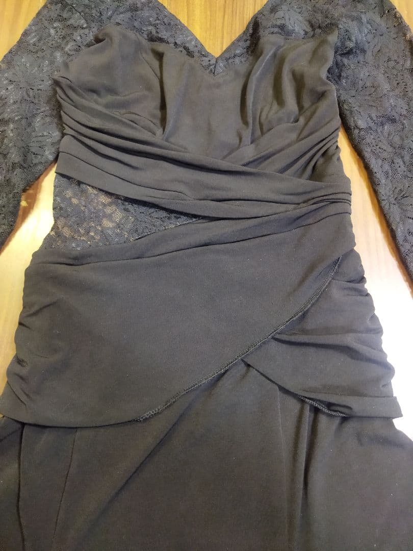 希少♪チャコット ダンス ワンピース S ラテン レース 膝丈