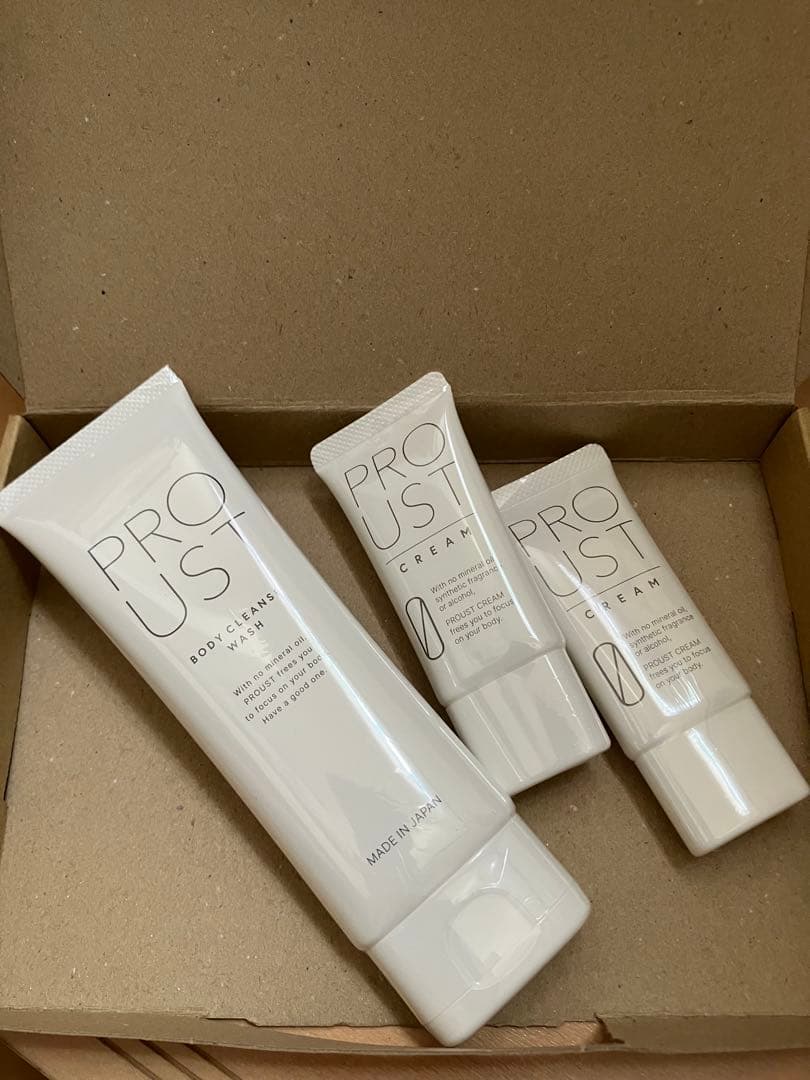 プルーストクリーム 30g　2本 ボディクレンジングウォッシュ　1本