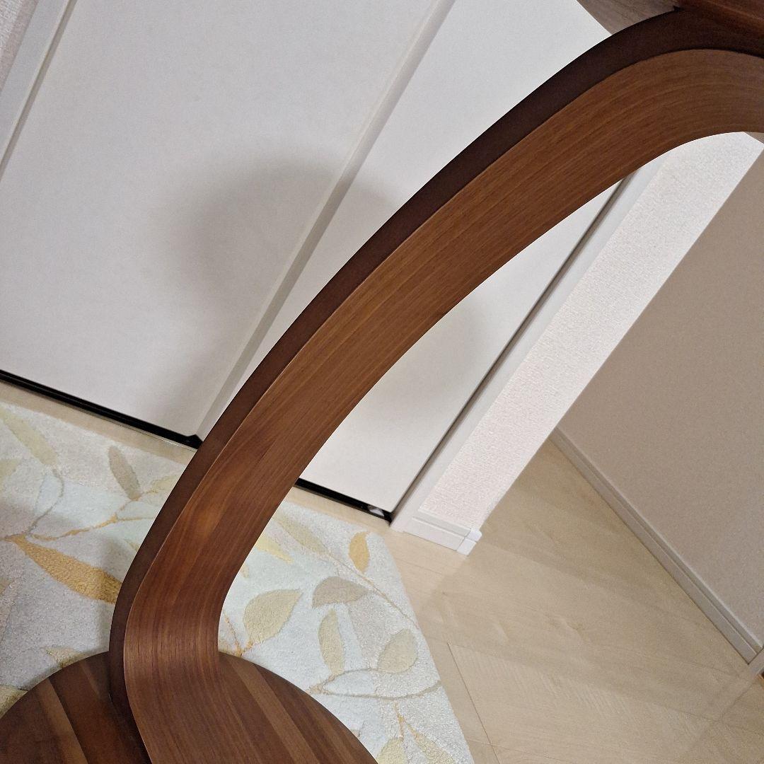 カリモク正規品 サイドテーブル TUO107 天然木ウォールナット材ナチュラル色