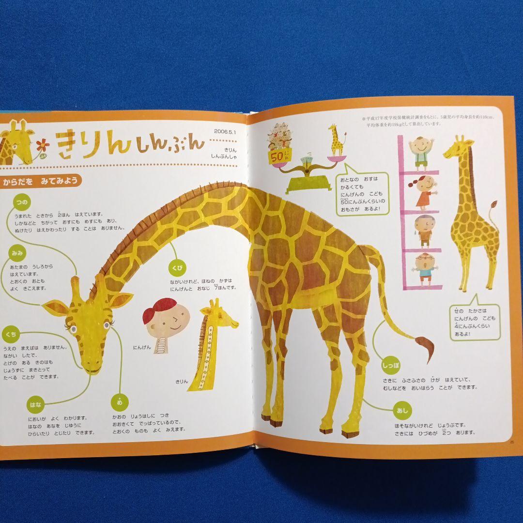 かがくのとも　ビッグサイエンス　キンダーブックしぜん　きりんさんの絵本