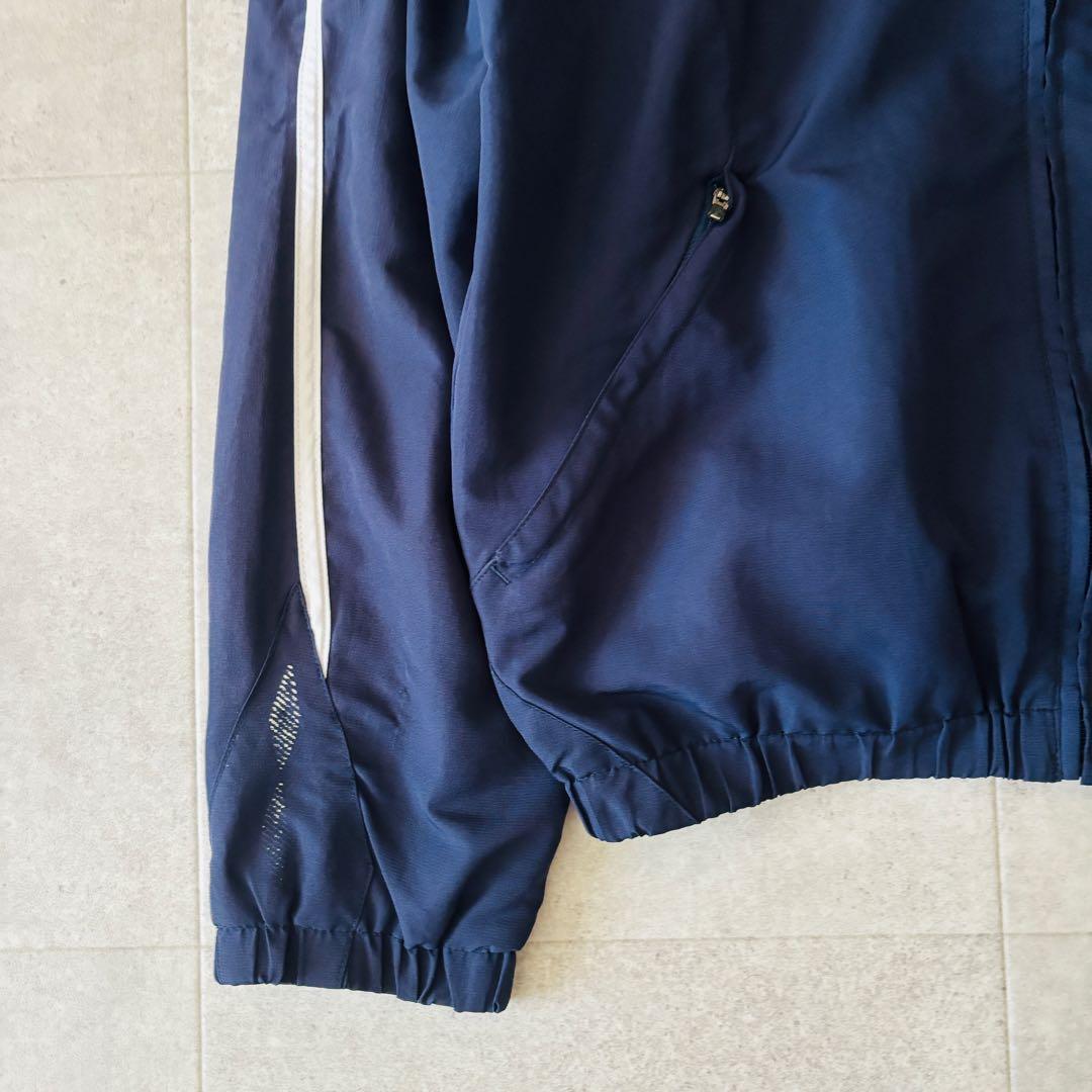 【L】90's UMBRO イングランド代表ナイロンジャージセットアップ 紺 白