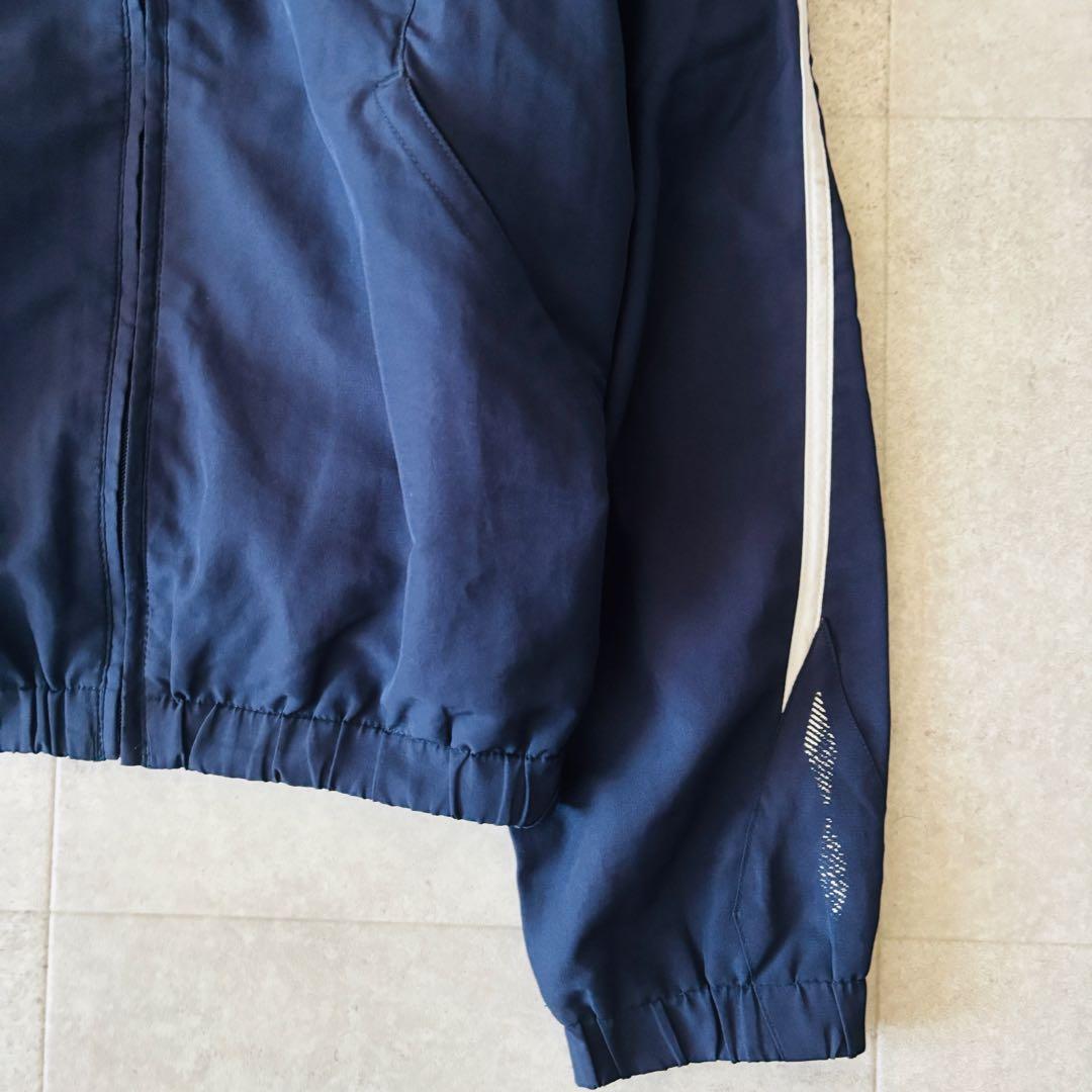 【L】90's UMBRO イングランド代表ナイロンジャージセットアップ 紺 白