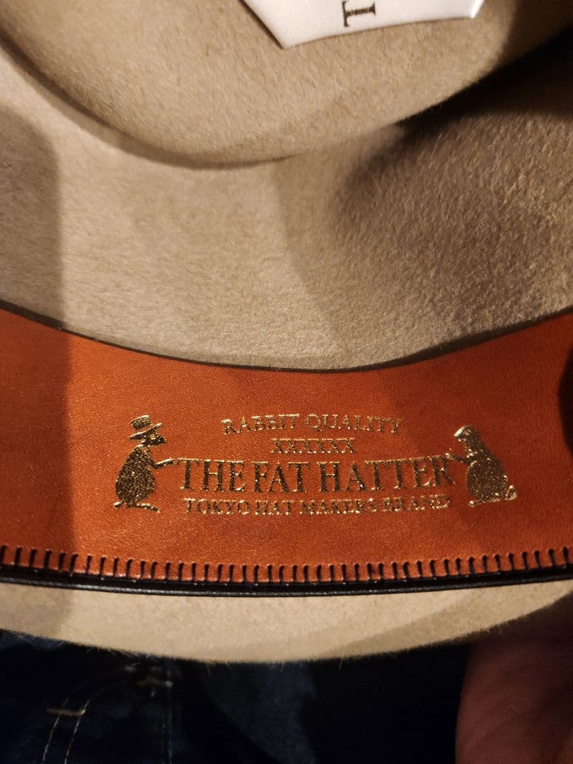 THE HATTER ベージュウールハット 7 1/8