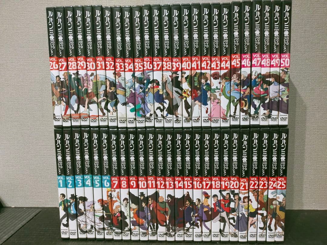 【新品未開封】ルパン三世 DVDコレクション 1巻〜50巻