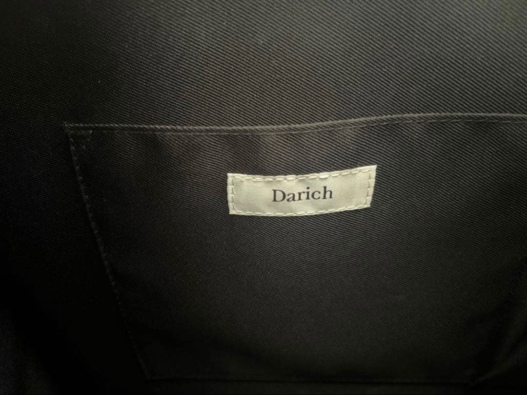 Darich ダーリッチ ロゴレザートート　ブラック