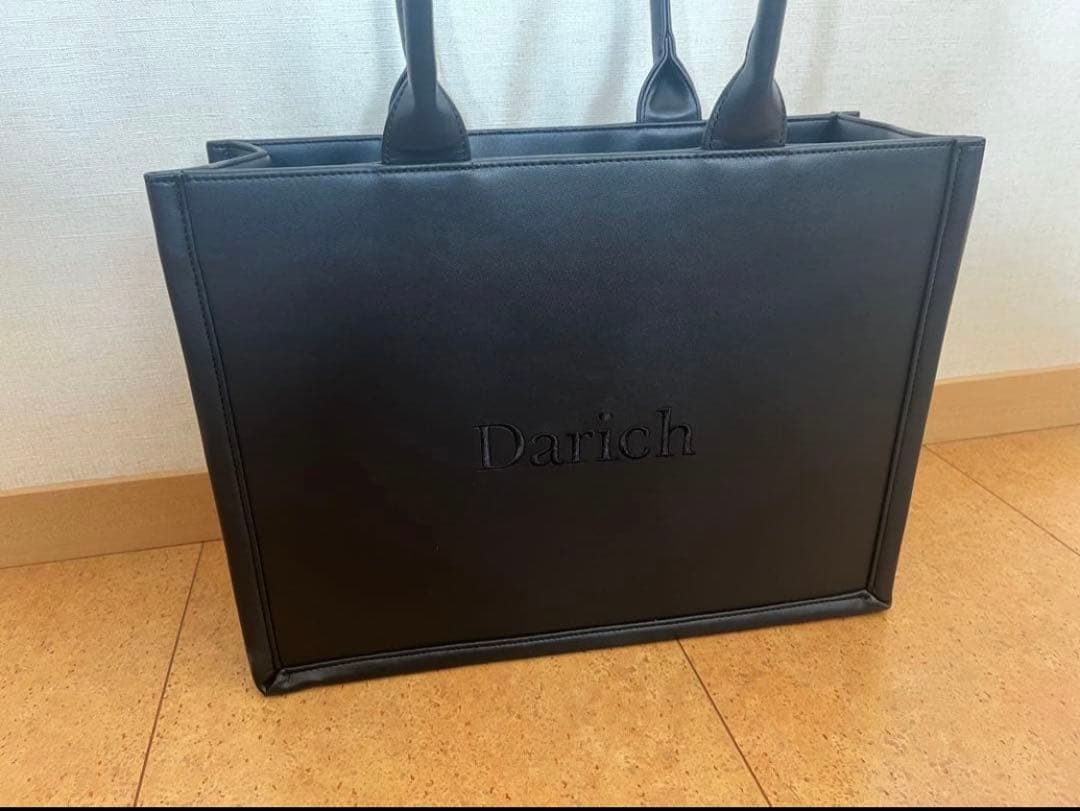 Darich ダーリッチ ロゴレザートート　ブラック
