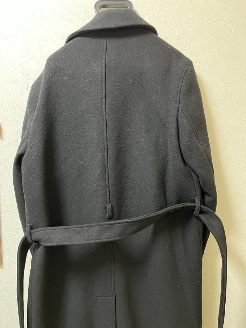 ZARA ウール混ダブルブレストコート ベルト付