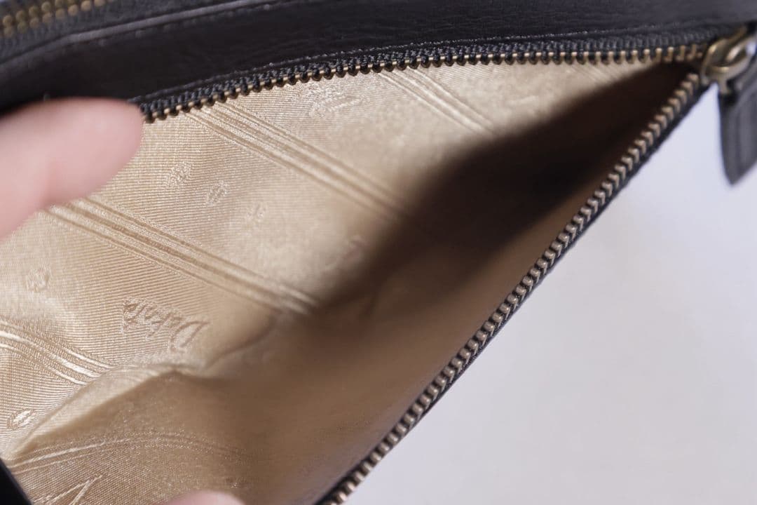 新品Dakota 黒 レザー 長財布 定価13750円