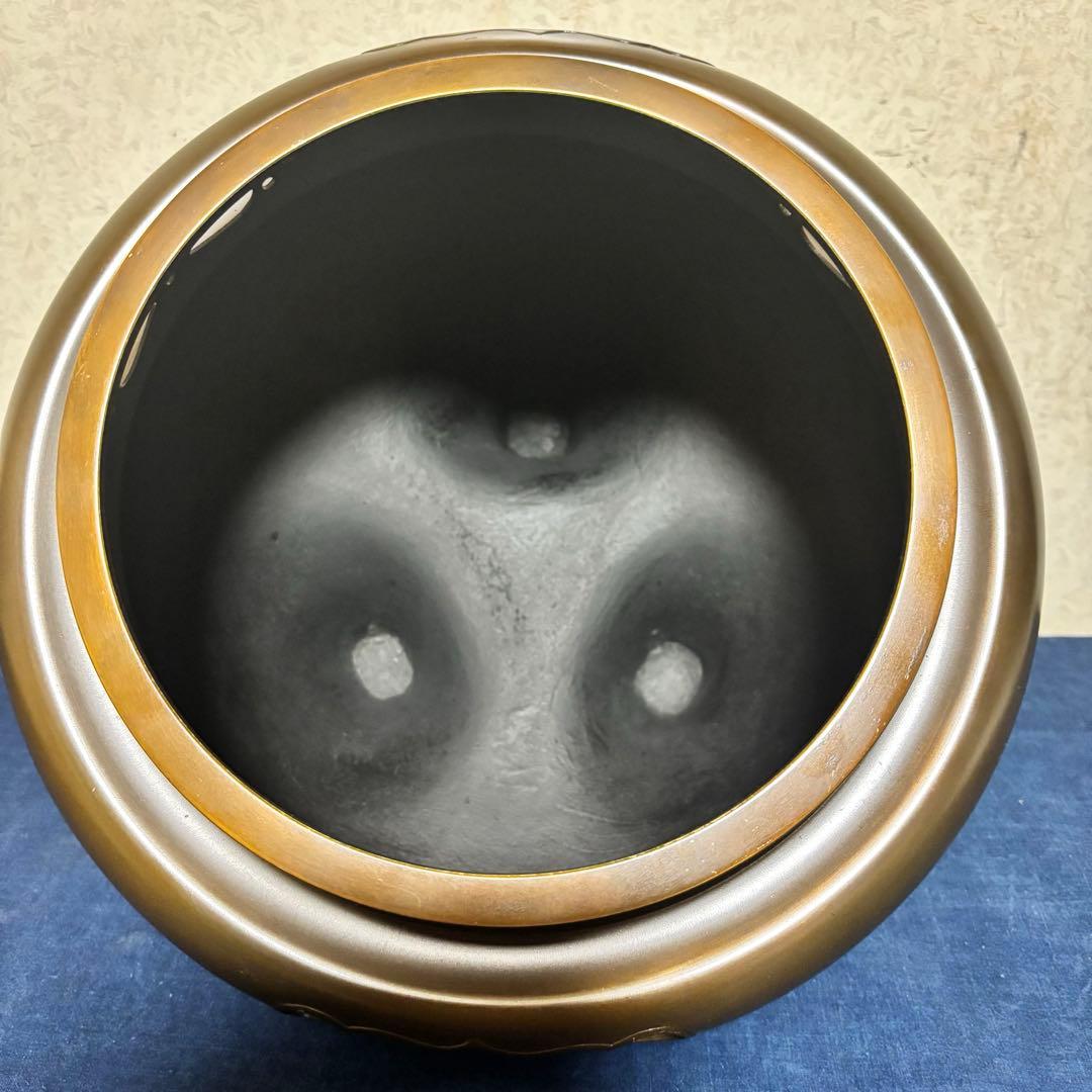 風炉/茶釜/電熱器/唐銅朝鮮風炉釜/野々田製電熱器/敷板/茶道具/お点前道具