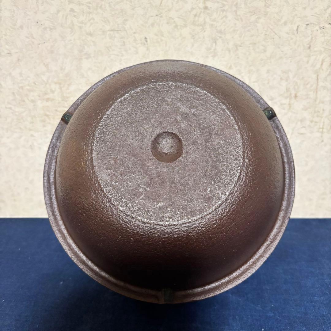 風炉/茶釜/電熱器/唐銅朝鮮風炉釜/野々田製電熱器/敷板/茶道具/お点前道具
