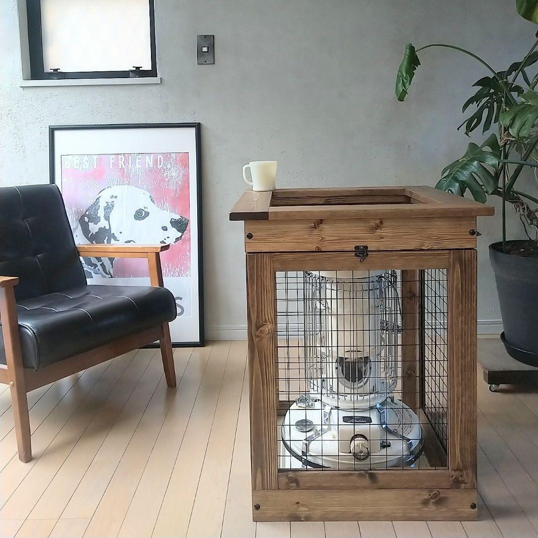 CORONA、コロナ石油ストーブ用ウッド&アイアンストーブガード