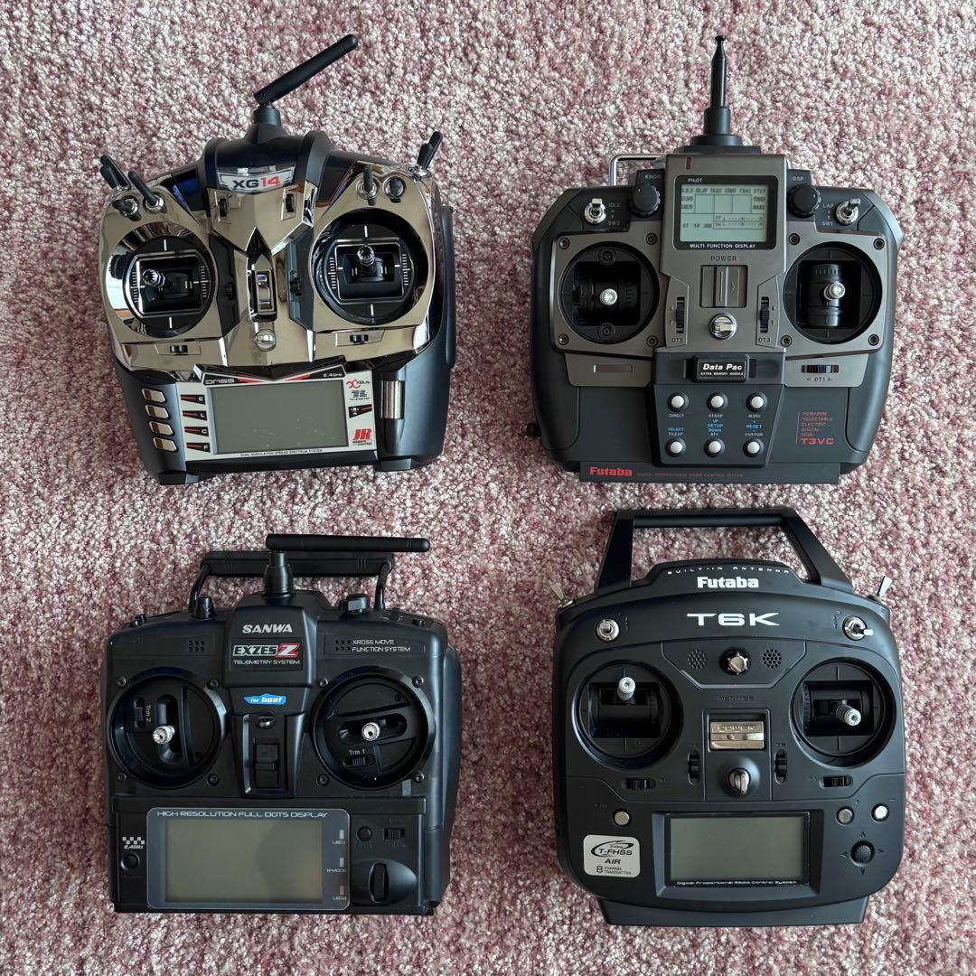 【まとめ売り】プロポ4台セット ジャンク JR/FUTABA/SANWA