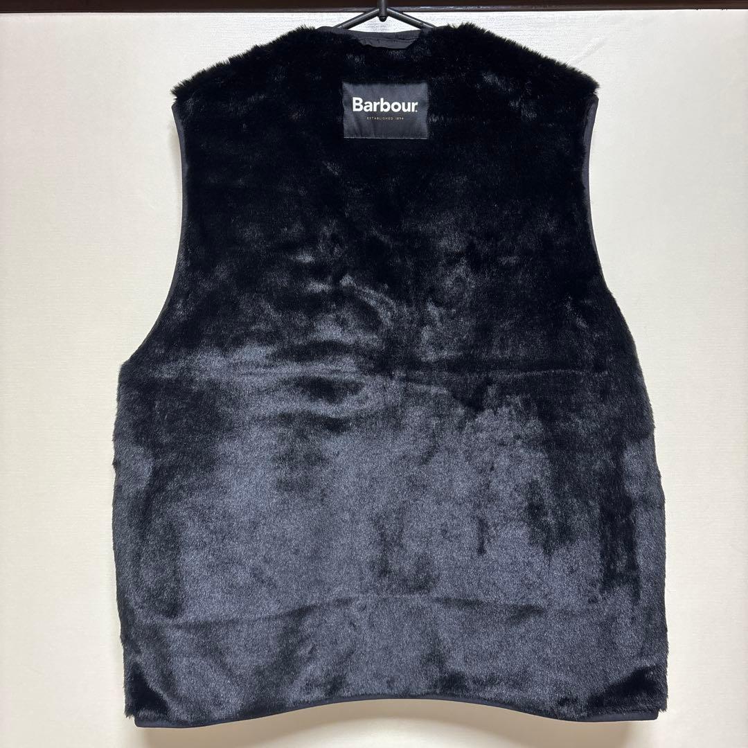 極美品　Barbour リバーシブルベスト