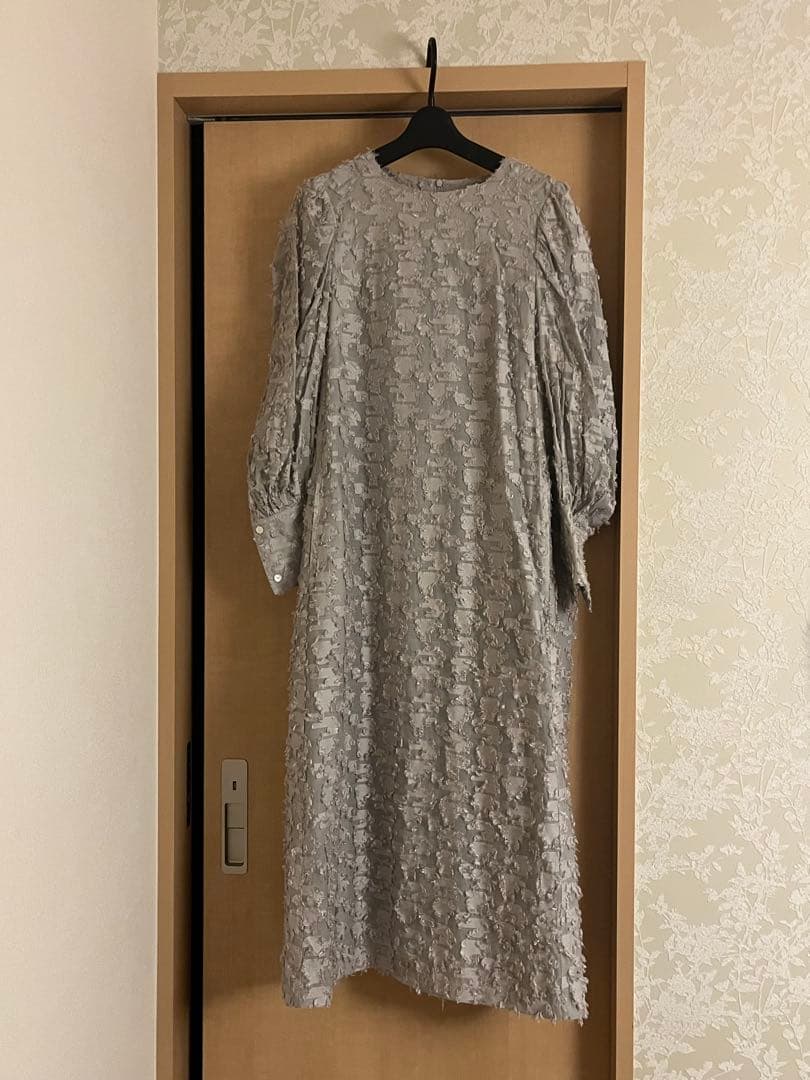 foufou jacquard dress #03 \"prep” グレー M