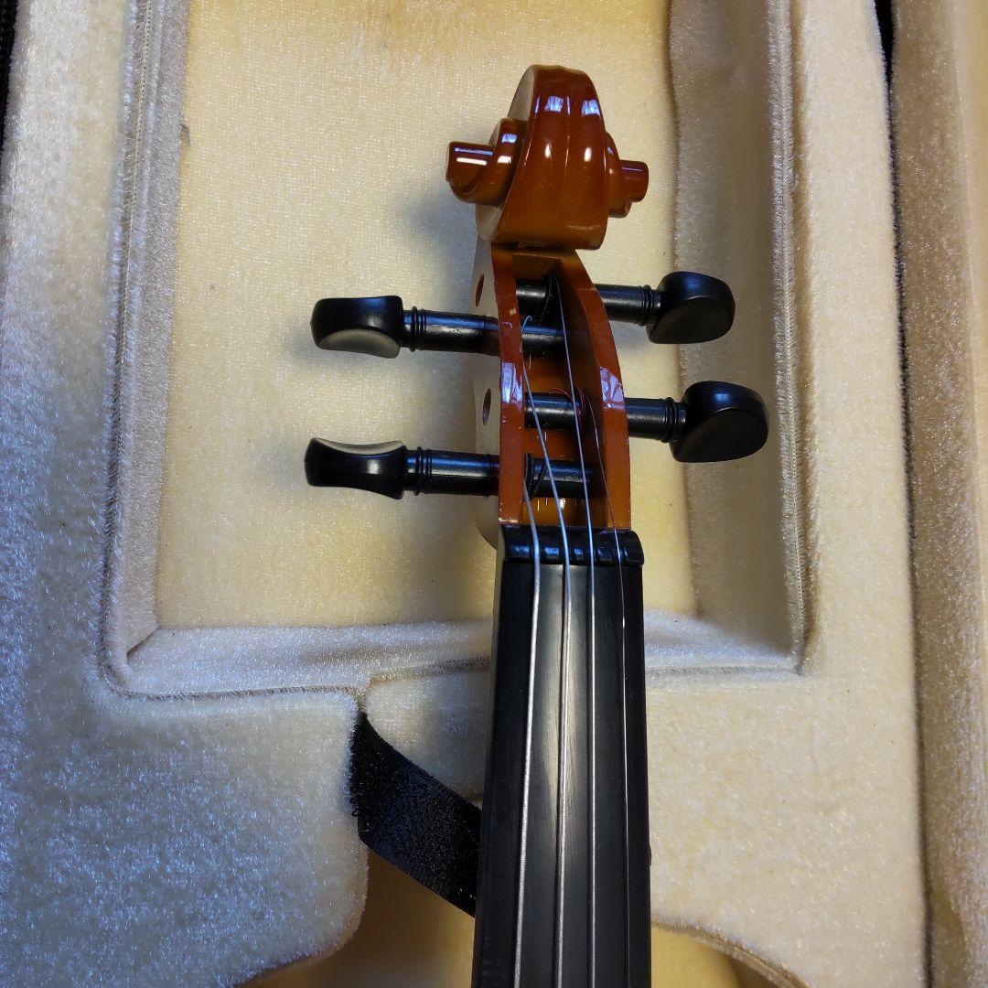 バイオリン本体 4/4 (GIORNO) オレンジ色 ケース付き