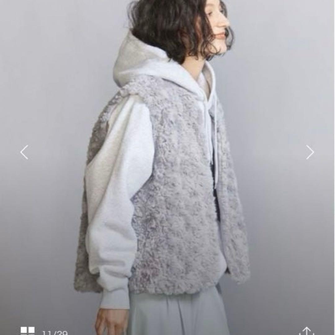 専用です！BEAUTY&YOUTH フェイクファー ベスト