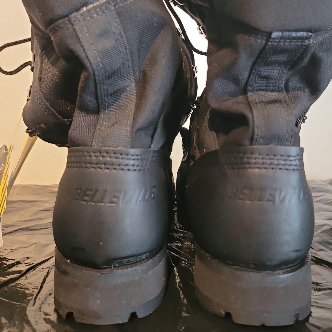 Belleville ミリタリーブーツ 黒 コーデュラファブリック