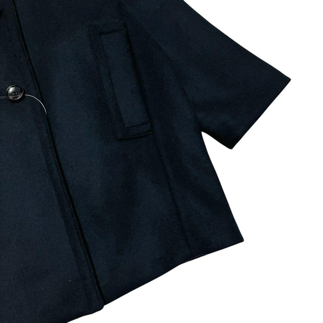 25AW✨　新品タグ付き　NOBLE スタンドカラーオーバーコート ネイビー