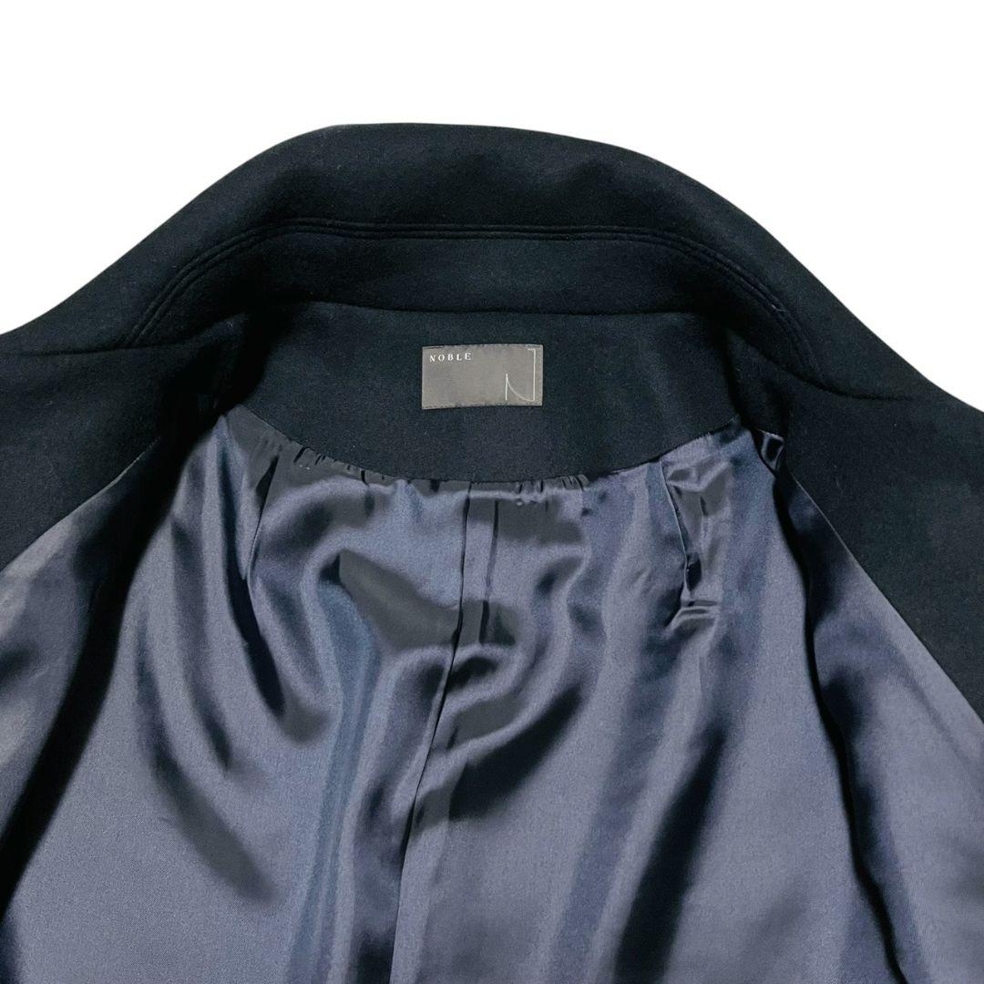25AW✨　新品タグ付き　NOBLE スタンドカラーオーバーコート ネイビー
