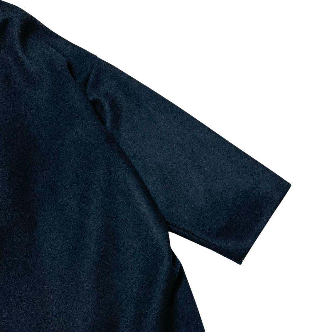 25AW✨　新品タグ付き　NOBLE スタンドカラーオーバーコート ネイビー