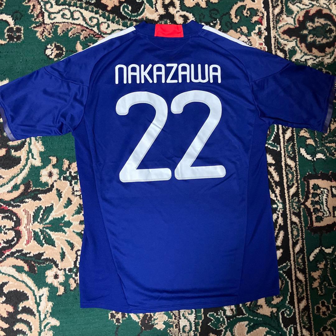 美品　アディダス　サッカー　ユニフォーム　XO 日本代表　中澤