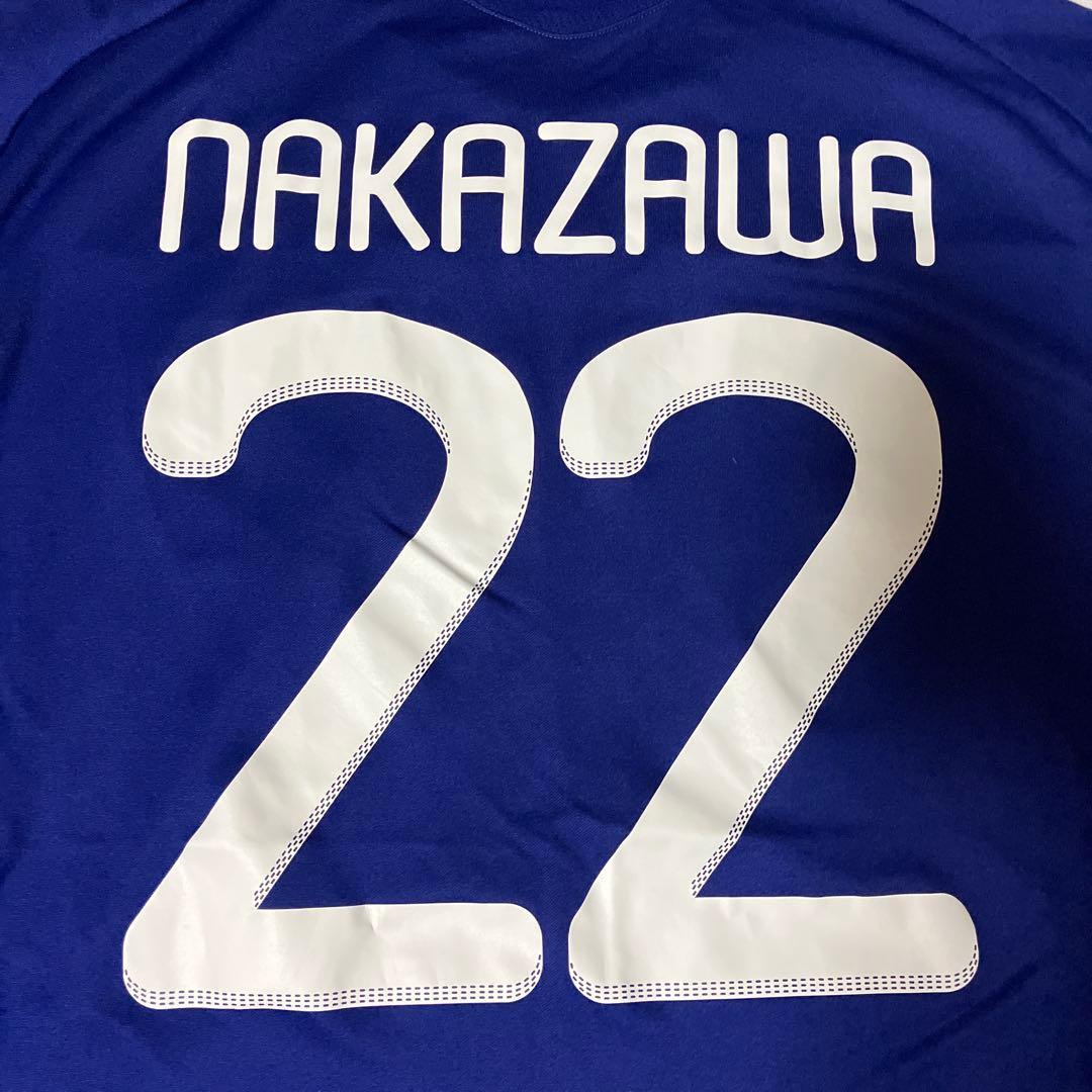 美品　アディダス　サッカー　ユニフォーム　XO 日本代表　中澤