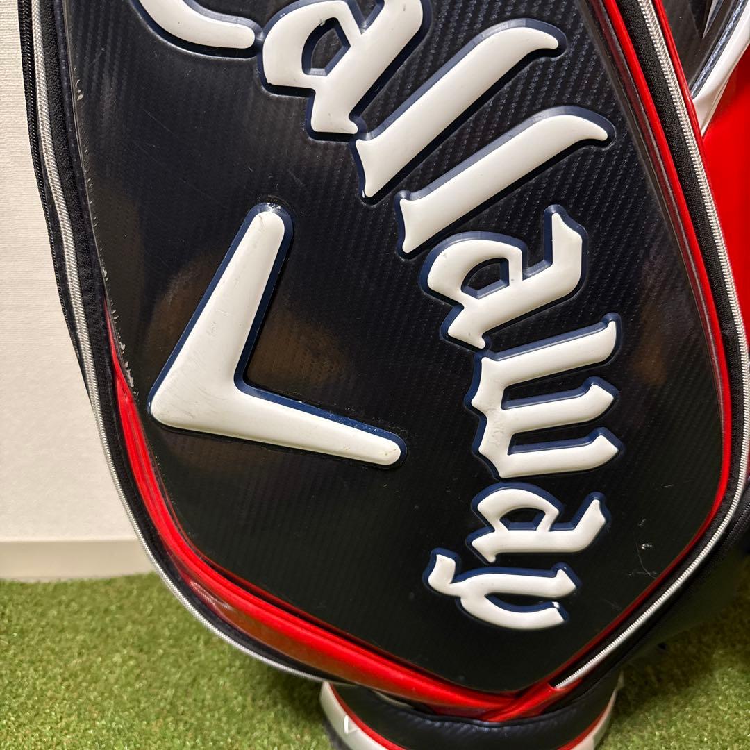 Callaway キャロウェイ キャディバッグ トリコロール 9型 カーボン調