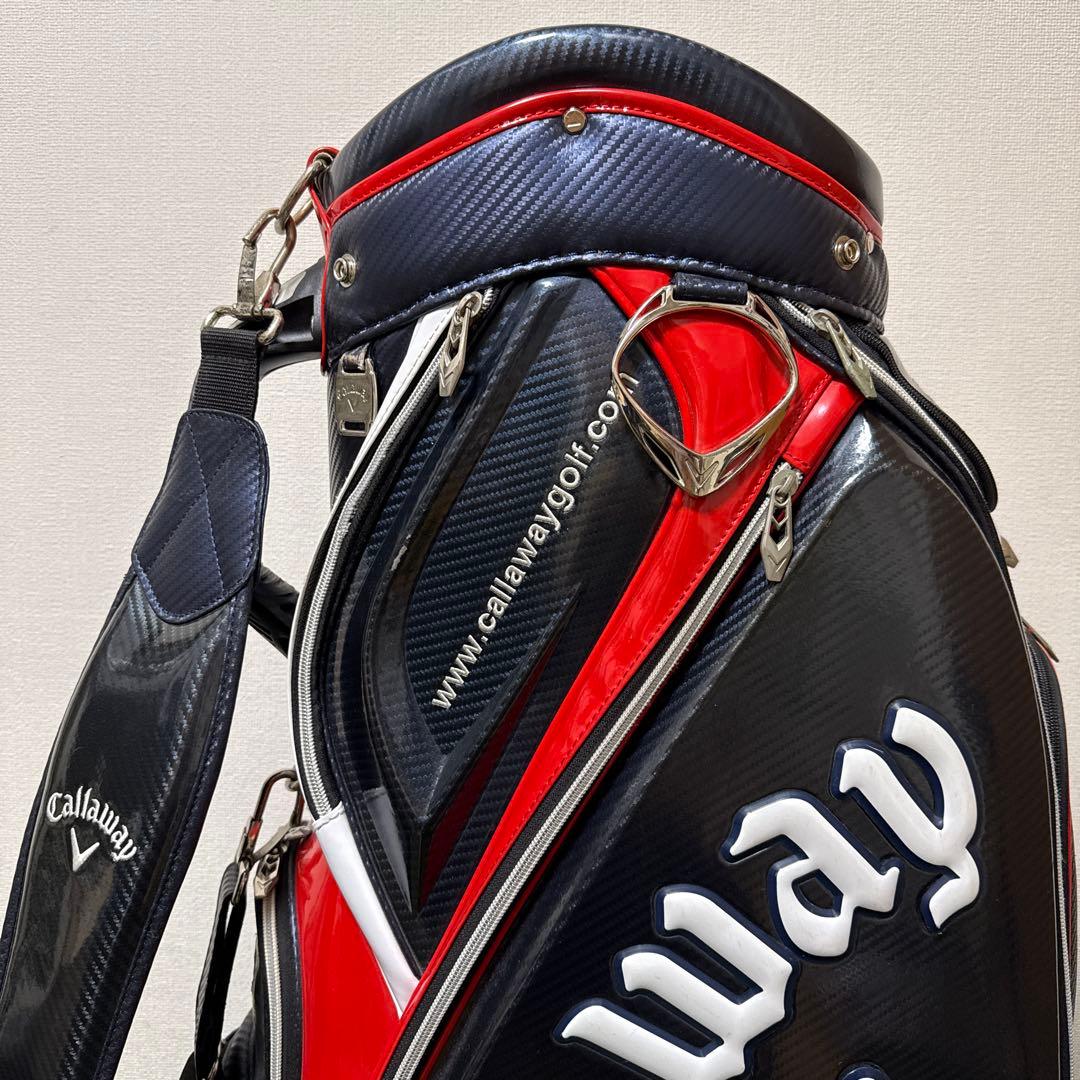 Callaway キャロウェイ キャディバッグ トリコロール 9型 カーボン調