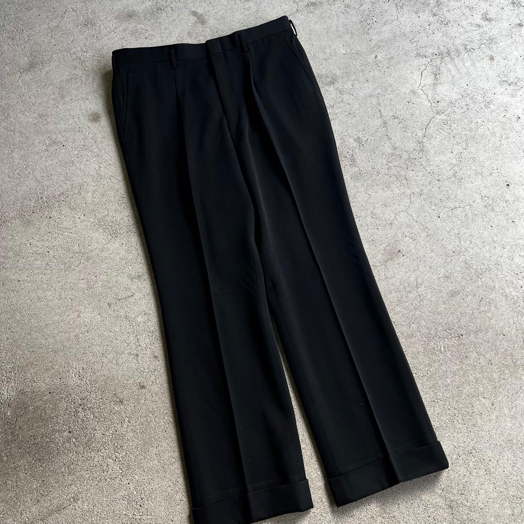 80's~90's ダブルブレスト YZIP ブラック スーツ 成人式 古着