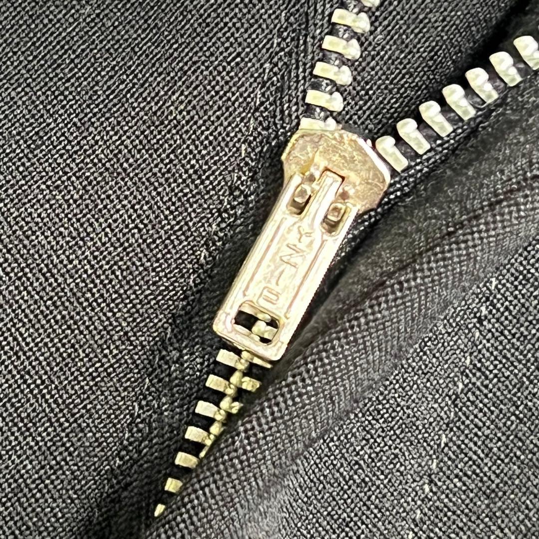 80's~90's ダブルブレスト YZIP ブラック スーツ 成人式 古着