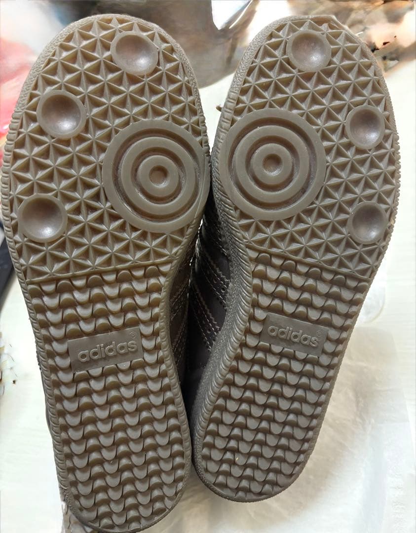 【☆最終価格☆】adidas SAMBA スニーカー ブラウン 美品 23.0㎝