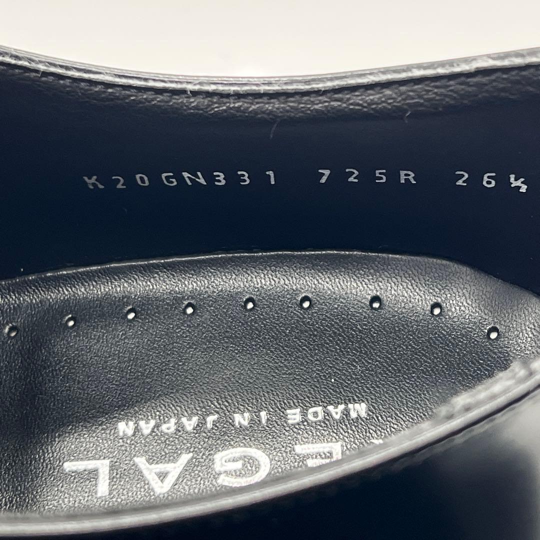 【美品】リーガル　REGAL ビジネスシューズ　ストレートチップ　黒　26.5