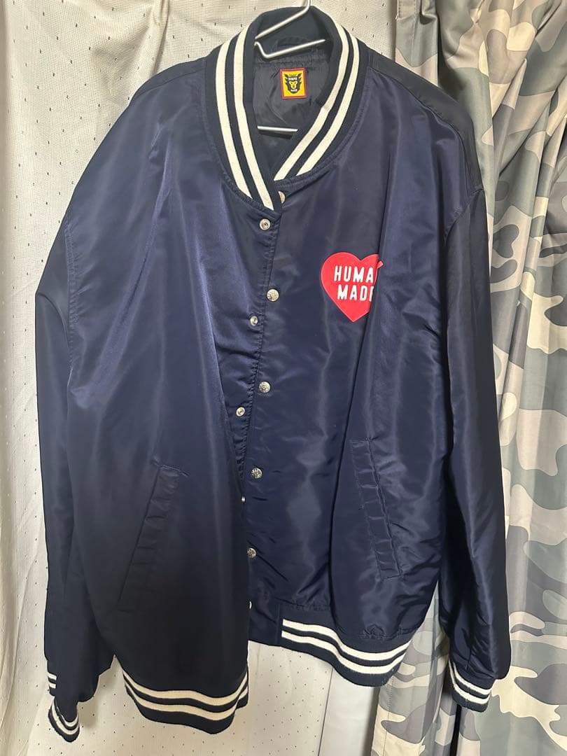 HUMAN MADE ネイビー スタジャン