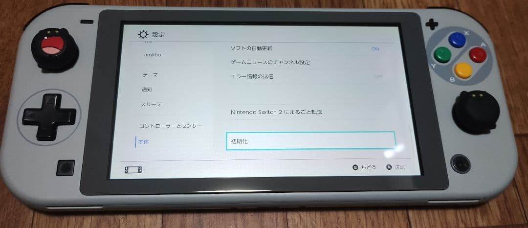 【新バッテリー】Nintendo Switchライト/スーファミカスタム＋SD