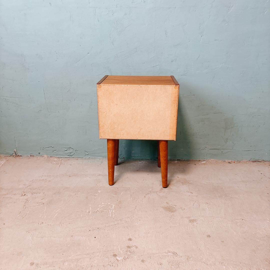 スウェーデン　チーク材　二段チェスト　北欧家具　北欧ビンテージ