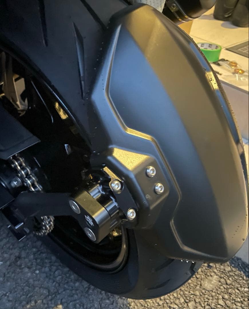 ニンジャ 250 400 マッドガード スプラッシュガード リアフェンダー