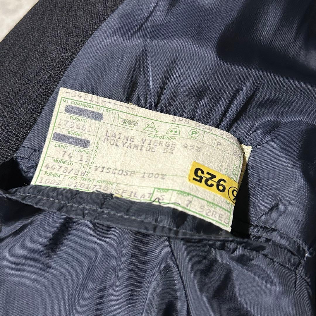 90s Giorgio Armani ウール ダブル テーラードジャケット 黒