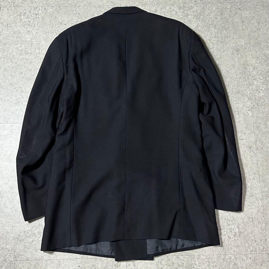 90s Giorgio Armani ウール ダブル テーラードジャケット 黒