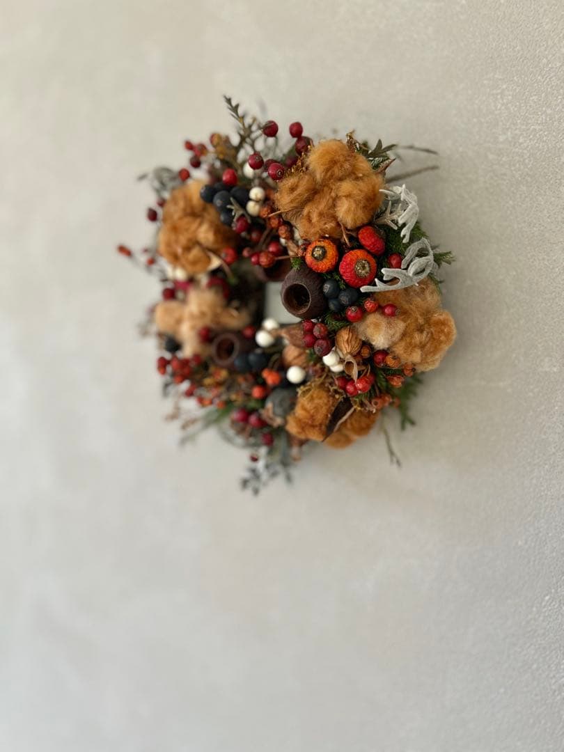 ももhappy☆様 Merry 静かな森のクリスマスリース　他1点 おまとめ