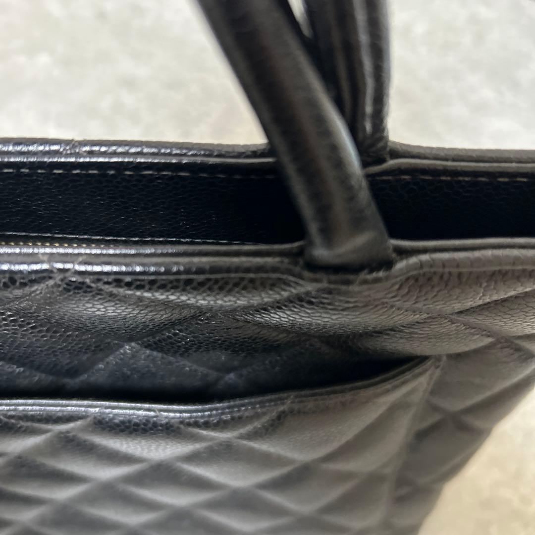 CHANEL 復刻トート　美品　正規品　キャビアスキン