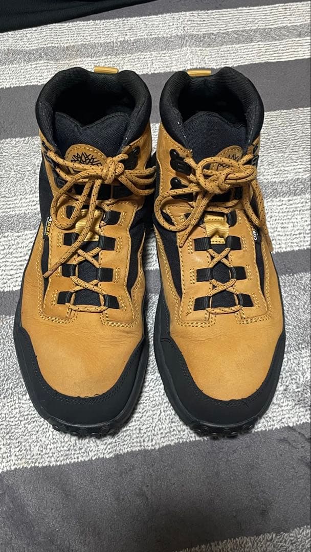 Timberland ハイカットブーツ 黒/オレンジ