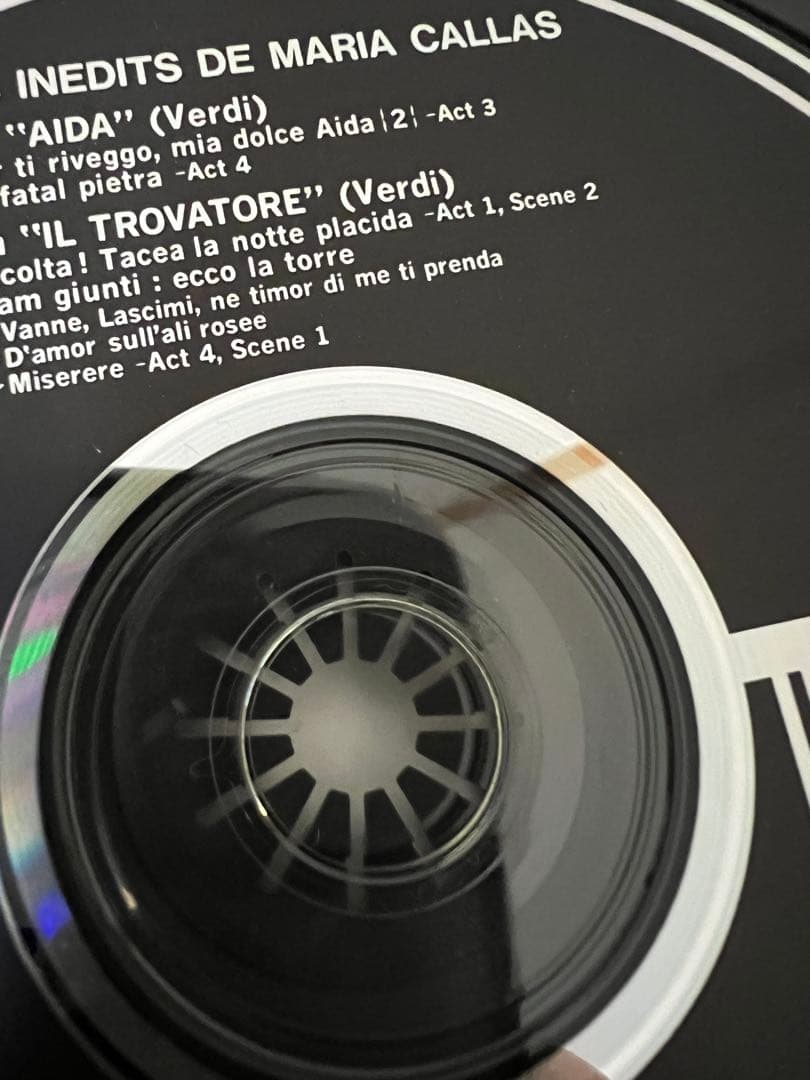 廃盤・美品　マリア・カラス 幻の未発表音源集 帯付 1986年盤クラシックCD