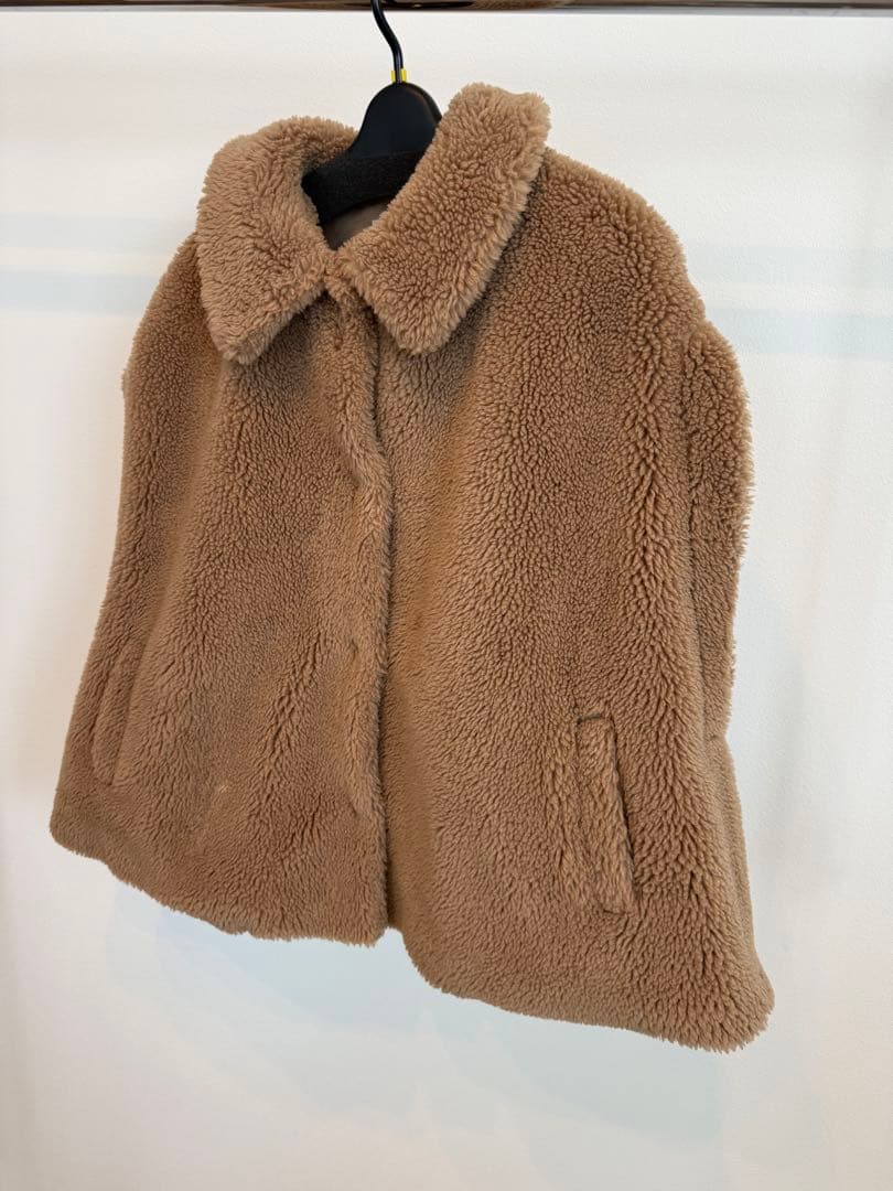 テディーカラーポンチョ