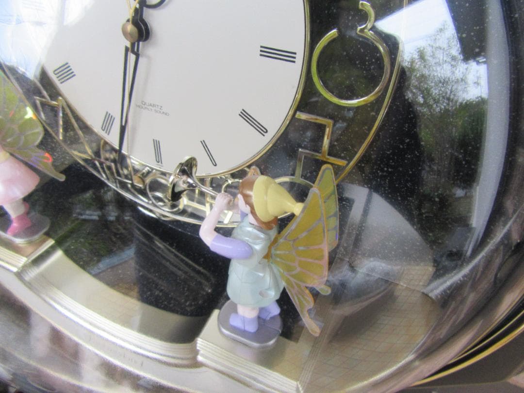 d*3様 リズム時計 1992年　43cmドーム型特大からくり時計　日本製　 4