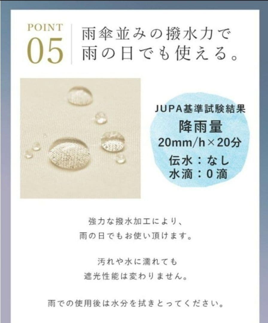 【新品・未使用】芦屋ロサブラン　日傘　長傘　晴雨兼用(ミドルサイズ)