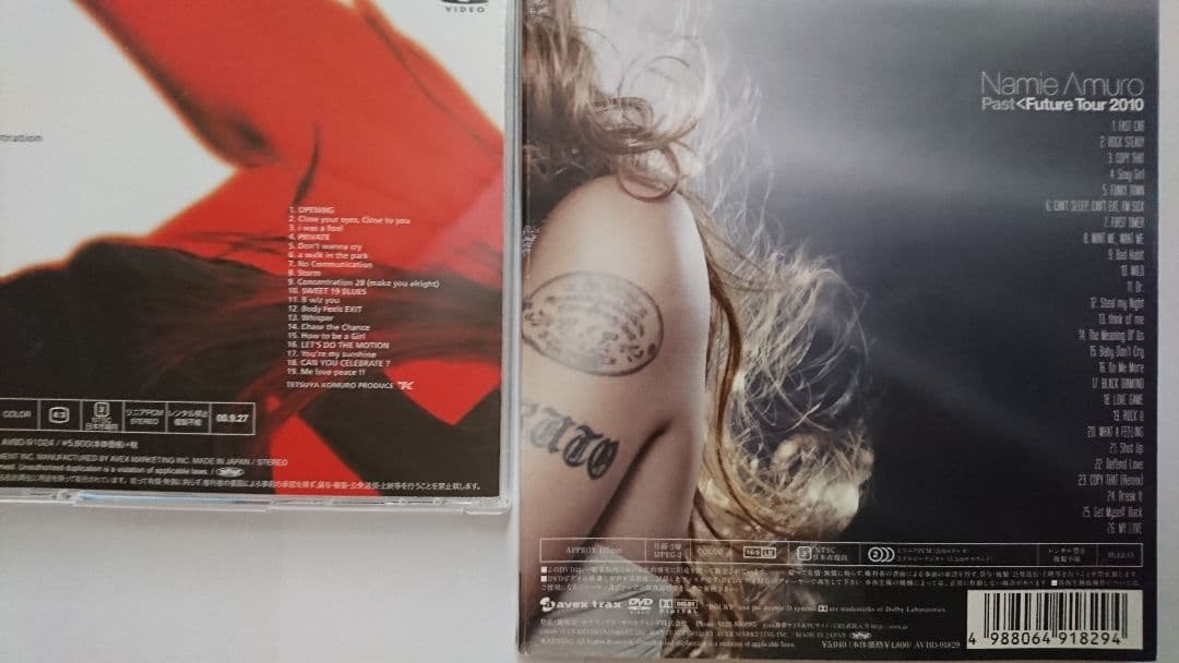 安室奈美恵 ライブDVD 2枚